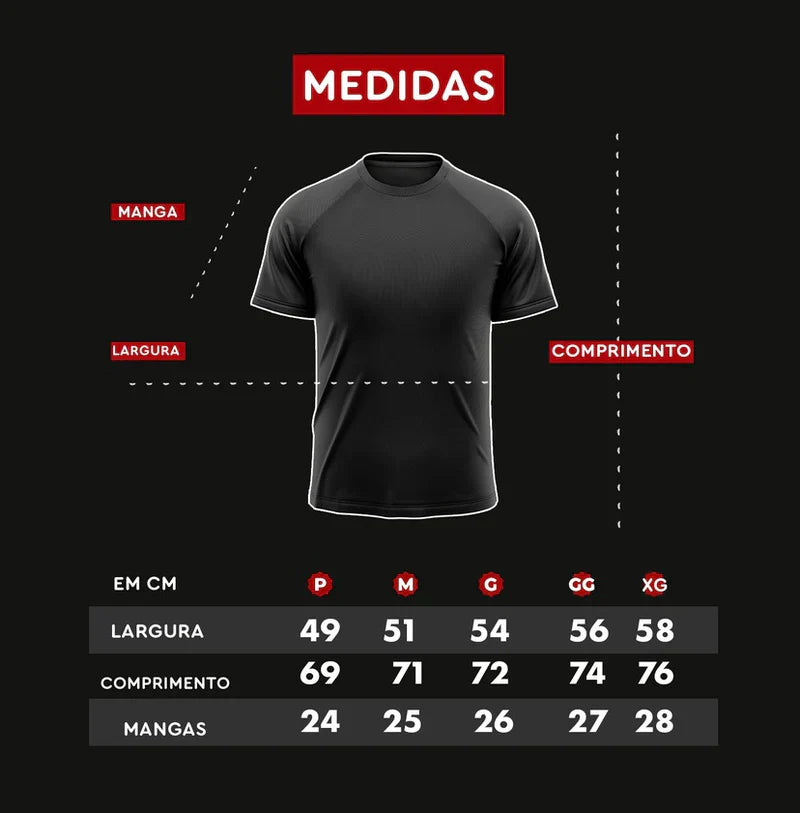 Camisa Poliamida Tech  - Vermelha - Logo